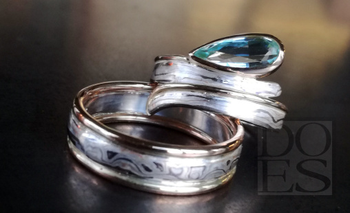 Mokume-gane ring met aquamarijn.jpg